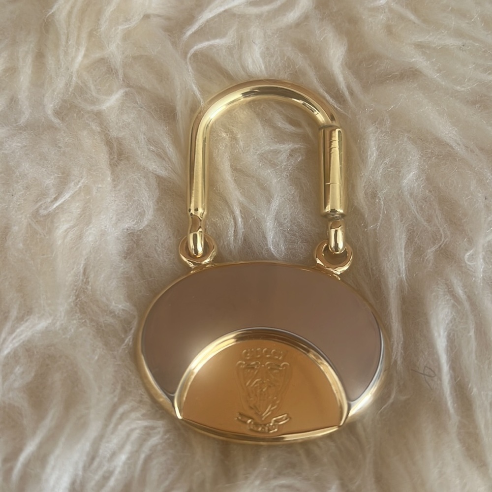 Vintage NIB 1981 GUCCI Key Ring Centennial Of The Founder - Picture 4 of 7